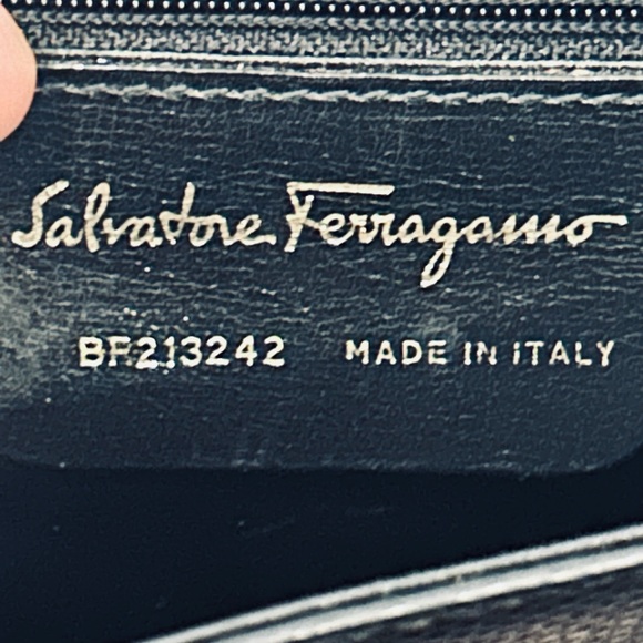 Salvatore Ferragamo BLACK Lizard
Embossed Leather Gancini Flap Crossbody Bag - Picture 2 of 14